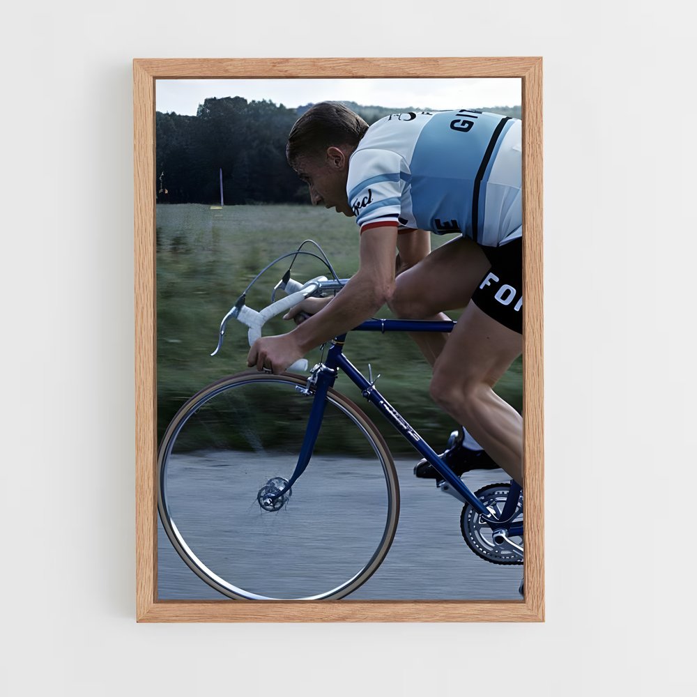 Poster L'Escapade d'Anquetil – affiche Cyclisme (vue 4)